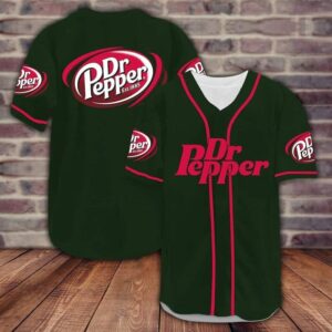 Dr Pepper Baseball Jersey Gift: Soda Birthday Idea for Men & Women