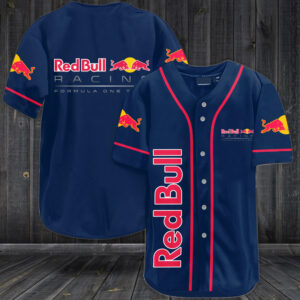 Red Bull Racing Formula One Team Baseball Jersey – Navy