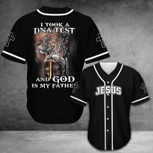 Holiday Jesus I Took A Dna Test God Is My Father Baseball Tee Jersey Shirt Printed 3d – Gift Men Women