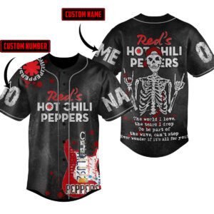 Red Hot Chili Peppers Baseball Jersey For Men Women And Kids Gift 3
