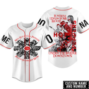Red Hot Chili Peppers Baseball Jersey For Men Women And Kids Gift for Fans 3