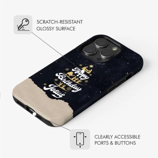 Happy Birthday Jesus Christmas phone case