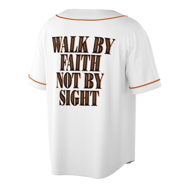 Sun Lion Jesus Christ Faith Over Fear Baseball Jersey – Gift Men Women