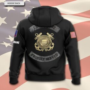 US Coast Guard, Honoring All Who Served – Hoodie - Gift for Dad Father's Day 1