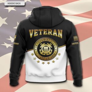 US Coast Guard, Freedom Over Fear – Hoodie - Gift for Dad Father's Day 3