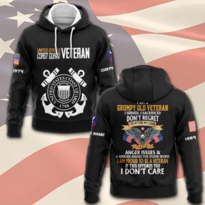 US Coast Guard, Lest We Forget – Hoodie - Gift for Dad Father's Day