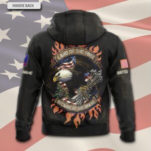 US Coast Guard, E 7 Red – Hoodie - Gift for Dad Father's Day 3