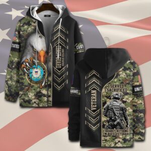 US Coast Guard, Born Ready – Zip Hoodie - Gift for Dad Father's Day