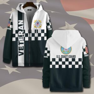 US Coast Guard, I Walked The Walk – Zip Hoodie - Gift for Dad Father's Day