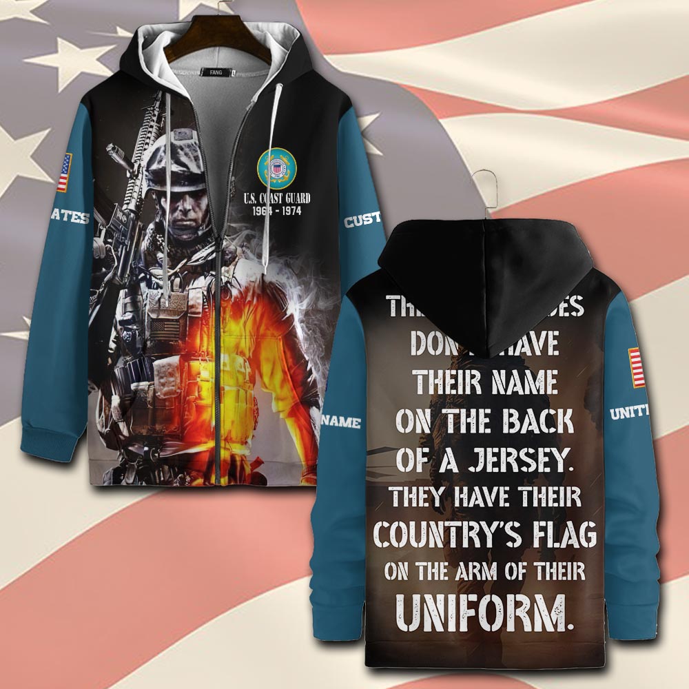 US Coast Guard, I Walked The Walk – Zip Hoodie – Gift for Dad Father’s Day US Coast Guard, I Walked The Walk – Zip Hoodie – Gift for Dad Father’s Day
