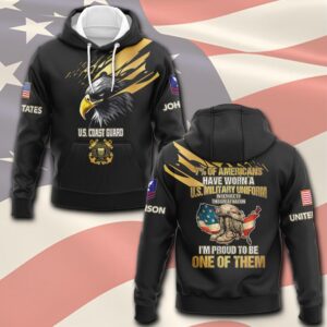 US Coast Guard, E 3 White – Hoodie - Gift for Dad Father's Day