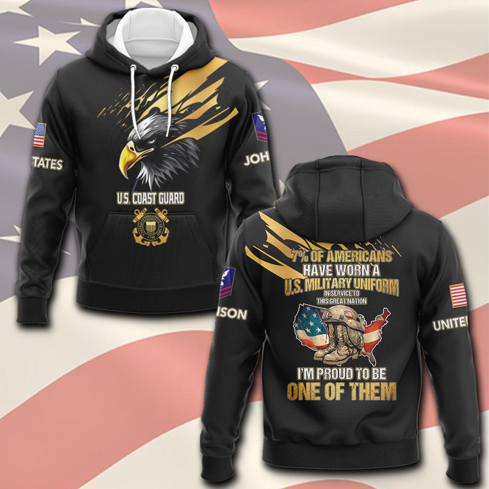 US Coast Guard, E 3 White – Hoodie – Gift for Dad Father’s Day US Coast Guard, E 3 White – Hoodie – Gift for Dad Father’s Day
