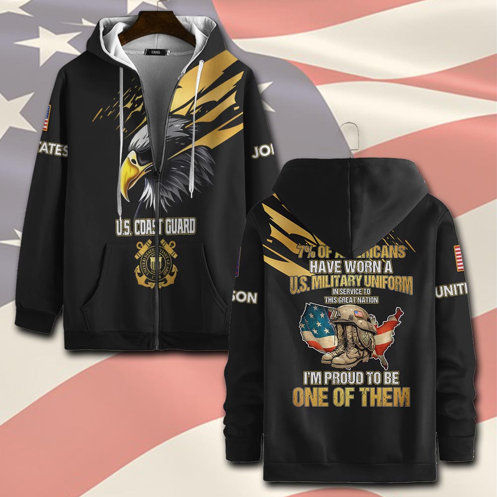 US Coast Guard, Remember – Honor – Respect – Zip Hoodie – Gift for Dad Father’s Day US Coast Guard, Remember – Honor – Respect – Zip Hoodie – Gift for Dad Father’s Day