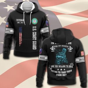 US Coast Guard, Freedom Isn’t Free – Hoodie - Gift for Dad Father's Day