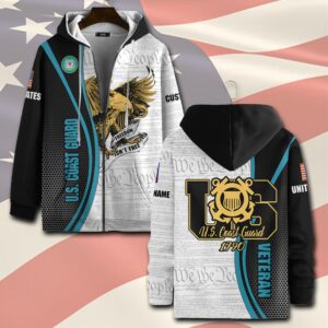US Coast Guard, I Walked The Walk – Zip Hoodie - Gift for Dad Father's Day