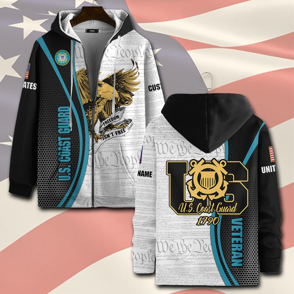 US Coast Guard, I Walked The Walk – Zip Hoodie – Gift for Dad Father’s Day US Coast Guard, I Walked The Walk – Zip Hoodie – Gift for Dad Father’s Day
