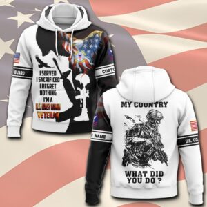 US Coast Guard, E 2 White – Hoodie - Gift for Dad Father's Day 1