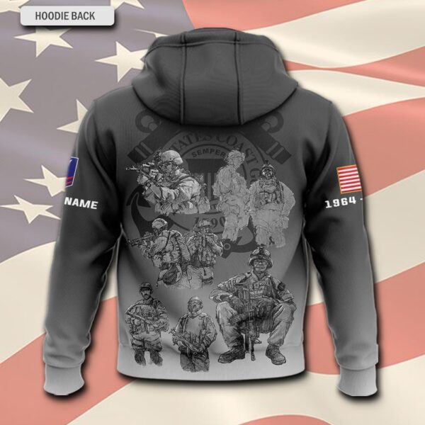 US Coast Guard, Honor The Fallen – Hoodie – Gift for Dad Father’s Day