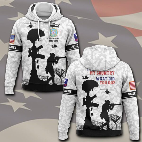 US Coast Guard – Hoodie – Gift for Dad Father’s Day