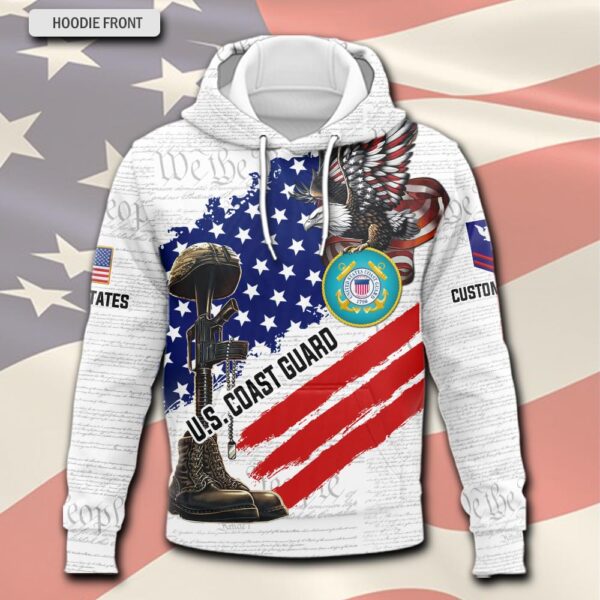 US Coast Guard, Always Ready – Hoodie – Gift for Dad Father’s Day