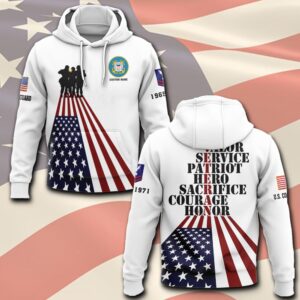 US Coast Guard, E 8 Gold – Hoodie - Gift for Dad Father's Day
