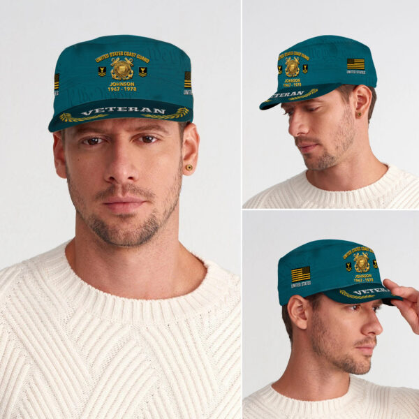 US Coast Guard, E 3 Blue – Military Cap Gift for Men Dad Fathers