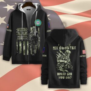 US Coast Guard, Always Ready – Zip Hoodie
