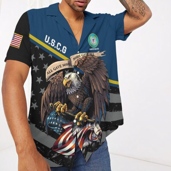 3D US Coast Guard Veteran Hawaiian Shirt – Gift for Dad Father’s Day