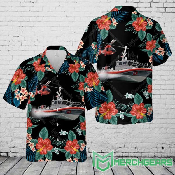 NLSI2505BC02 US Coast Guard Hawaiian Shirt – Gift for Dad Father’s Day
