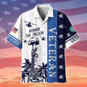 Premium Honor The Fallen US Coast Guard Button Hawaiian Shirt-SP17042323ID02 - Gift for Dad Father's Day