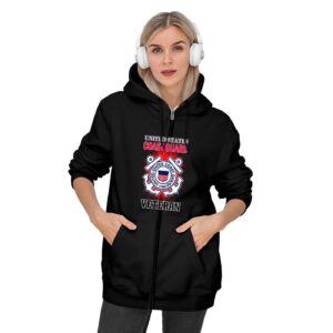 United States Coast Guard Veteran - Us Coast Guard Veteran - Zip Hoodies - Gift for Dad Father's Day
