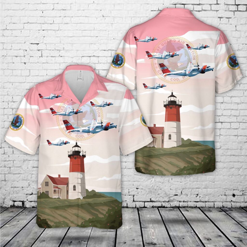US Coast Guard Air Station Cape Cod HC-144 Ocean Sentry Hawaiian Shirt – Gift for Dad Father’s Day US Coast Guard Air Station Cape Cod HC-144 Ocean Sentry Hawaiian Shirt – Gift for Dad Father’s Day
