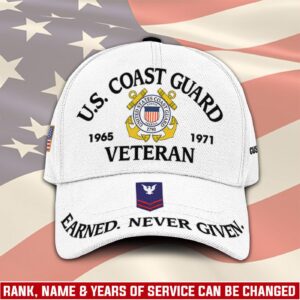 US Coast Guard, All Gave Some, Some Gave All – Classic Cap Gift for Men Dad Fathers