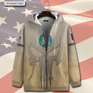 US Coast Guard, All Gave Some, Some Gave All – Zip Hoodie - Gift for Dad Father's Day 1
