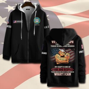 US Coast Guard, All Gave Some, Some Gave All – Zip Hoodie - Gift for Dad Father's Day