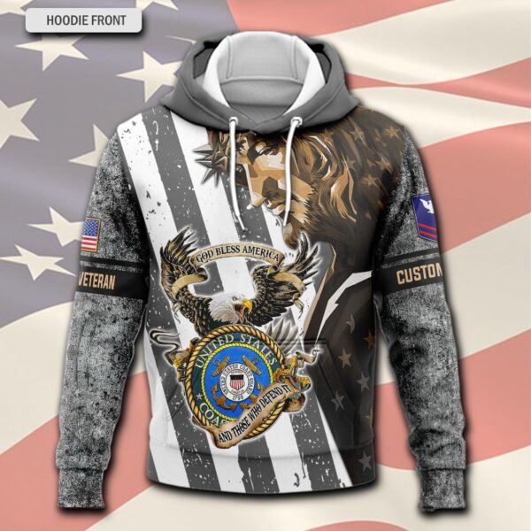 US Coast Guard, Always Ready – Hoodie – Gift for Dad Father’s Day