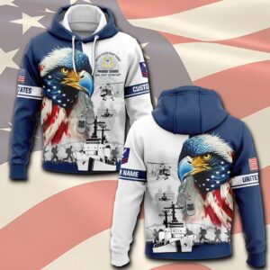 US Coast Guard, Always Ready – Hoodie - Gift for Dad Father's Day