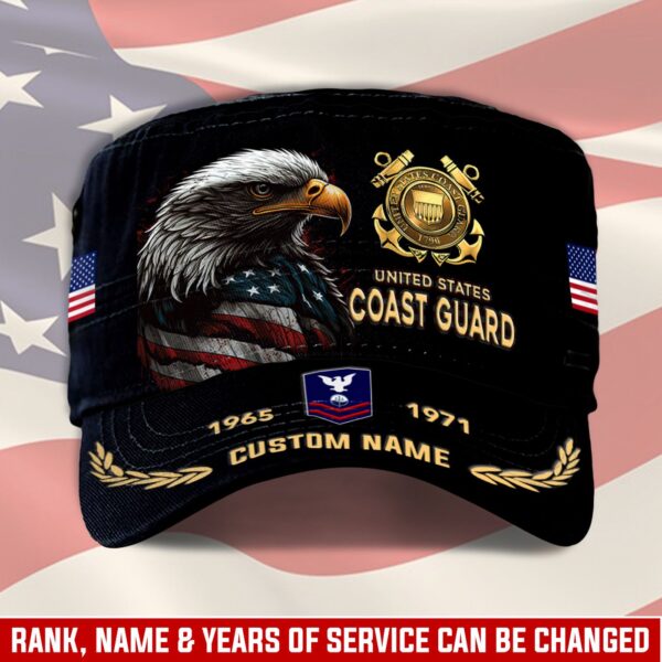 US Coast Guard, Always Ready – Military Cap Gift for Men Dad Fathers