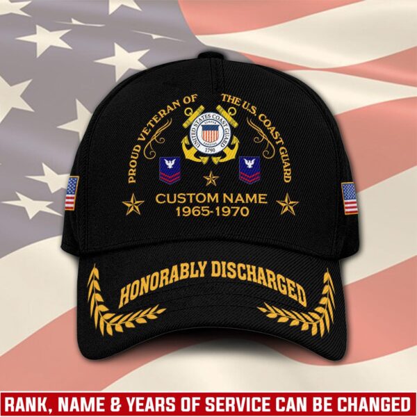 US Coast Guard, Always Remember, Never Forget – Classic Cap Gift for Men Dad Fathers