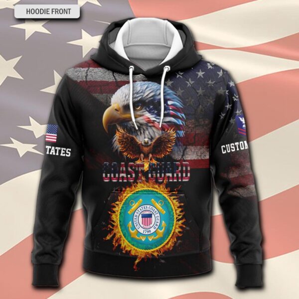 US Coast Guard, Always Remember, Never Forget – Hoodie – Gift for Dad Father’s Day