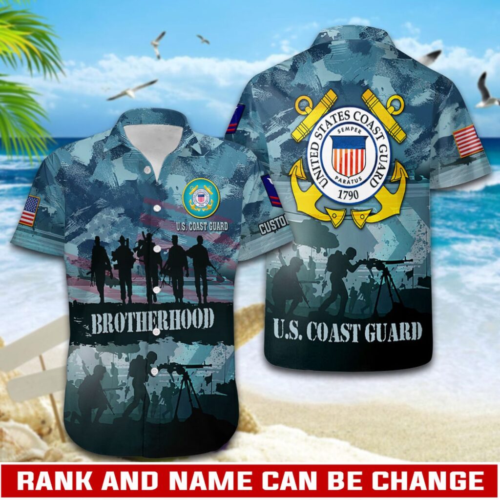 US Coast Guard, American By Birth, Veteran By Choice – Button Hawaiian Shirt – Gift for Dad Father’s Day US Coast Guard, American By Birth, Veteran By Choice – Button Hawaiian Shirt – Gift for Dad Father’s Day