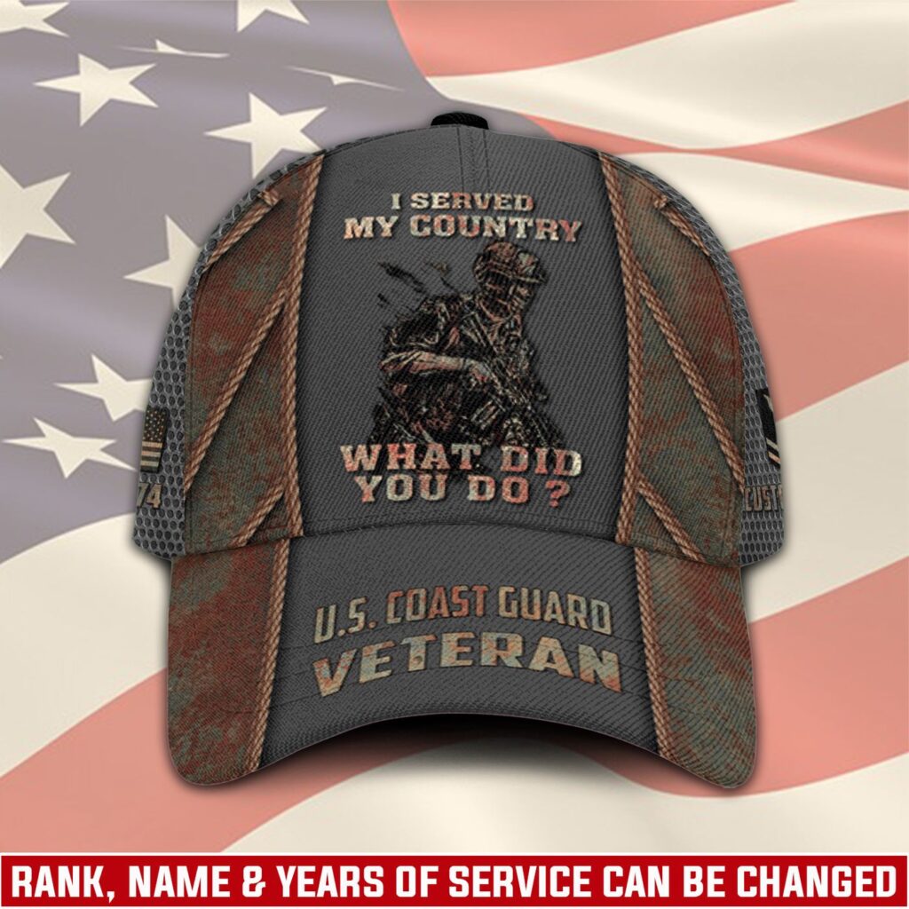 US Coast Guard, American By Birth, Veteran By Choice – Classic Cap Gift for Men Dad Fathers US Coast Guard, American By Birth, Veteran By Choice – Classic Cap Gift for Men Dad Fathers