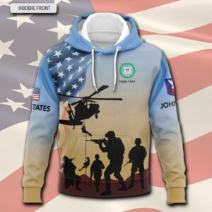 US Coast Guard, American By Birth, Veteran By Choice – Hoodie - Gift for Dad Father's Day 1