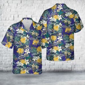 US Coast Guard Auxiliary Recreational Boating Safety Insignia Hawaiian Shirt - Gift for Dad Father's Day
