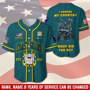US Coast Guard – Baseball Jersey