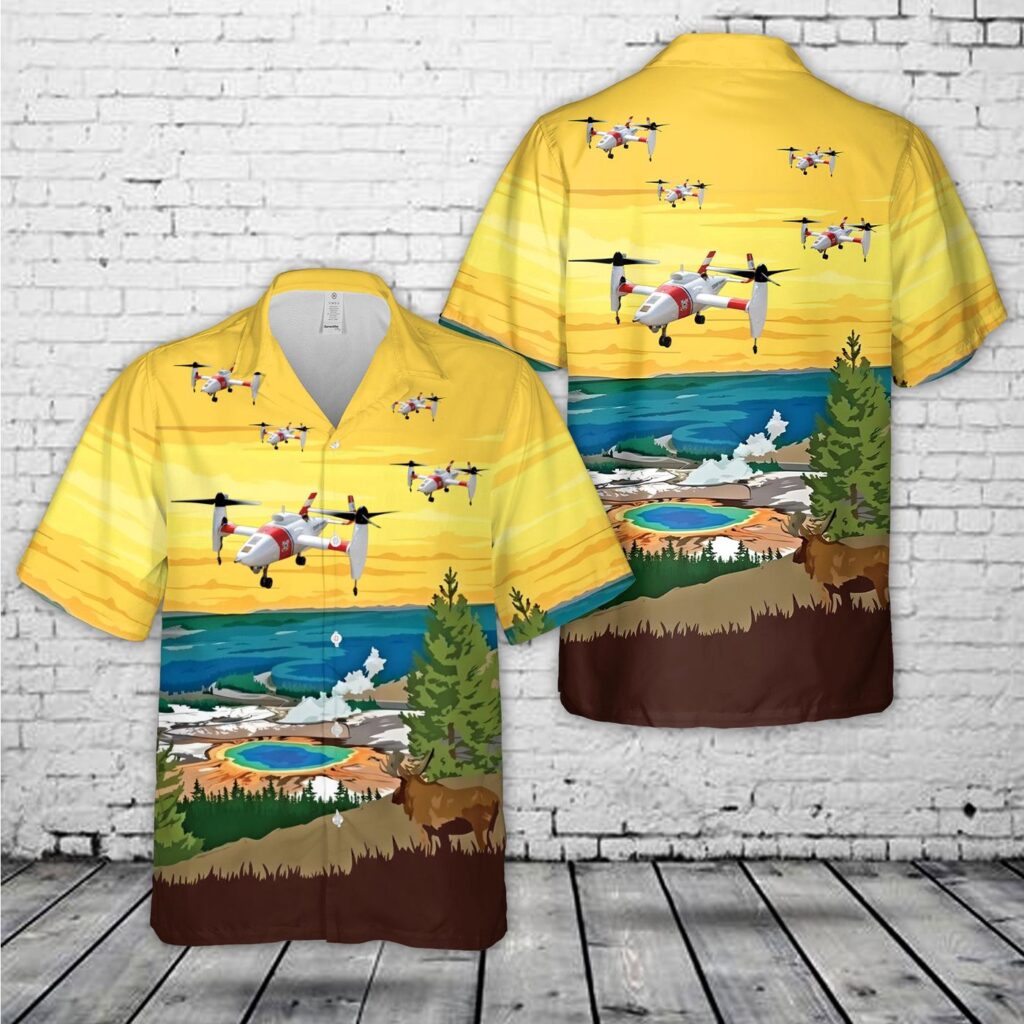 US Coast Guard Bell Helicopter Eagle Eye, Model 918 Hawaiian Shirt – Gift for Dad Father’s Day US Coast Guard Bell Helicopter Eagle Eye, Model 918 Hawaiian Shirt – Gift for Dad Father’s Day