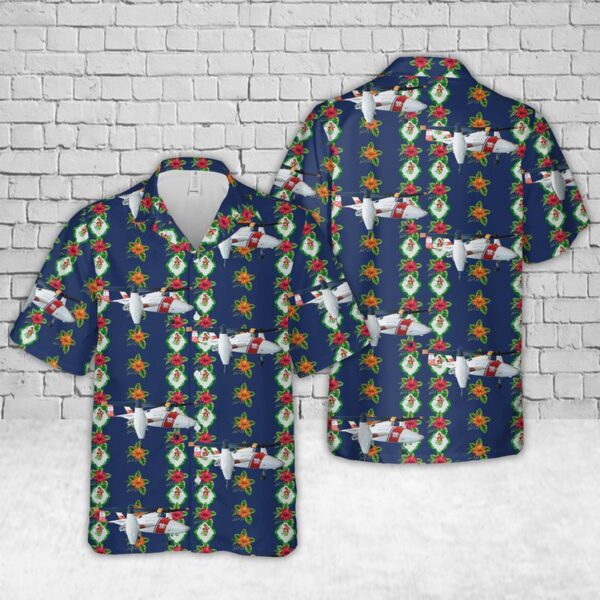 US Coast Guard Bell TR911X Eagle Eye Hawaiian Shirt – Gift for Dad Father’s Day