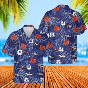 US Coast Guard Birthday Hawaiian Shirt - Gift for Dad Father's Day