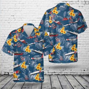 US Coast Guard Birthday Hawaiian Shirt - Gift for Dad Father's Day