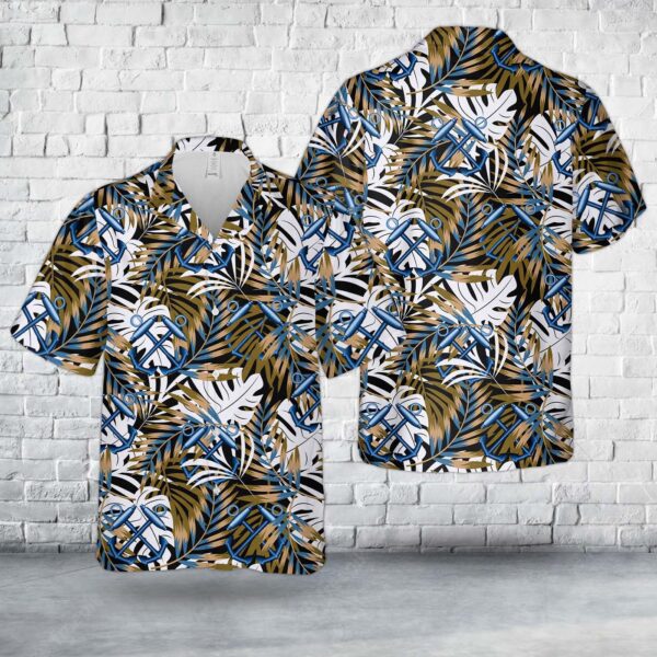 US Coast Guard Boatswain’s Mate (BM) Hawaiian Shirt – Gift for Dad Father’s Day